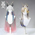 Arknights Yi & Ji Cosplay Wig Gradient Ombre Synthetic Anime Costume Hair(Yi Ver.1)