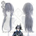 Arknights Logos Cosplay Wig Female Banshee Lace Front Anime Wig Heat Resistant Synthetic Hair