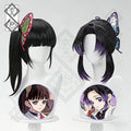 Demon Slayer: Kimetsu no Yaiba Shinobu Kochou Cosplay Wig – Layered Gradient Purple(Shinobu Kochou Style)