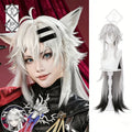 Arknights Lappland the Decadenza Cosplay Wig – Long Gradient Synthetic Hair(Scalp Top Ver.1)