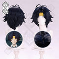 Zenless Zone Zero Asaba Harumasa Cosplay Wig – Layered Short Anime Wig | Middle Part Flipped Hair Heat Resistant Synthetic Wig for Halloween