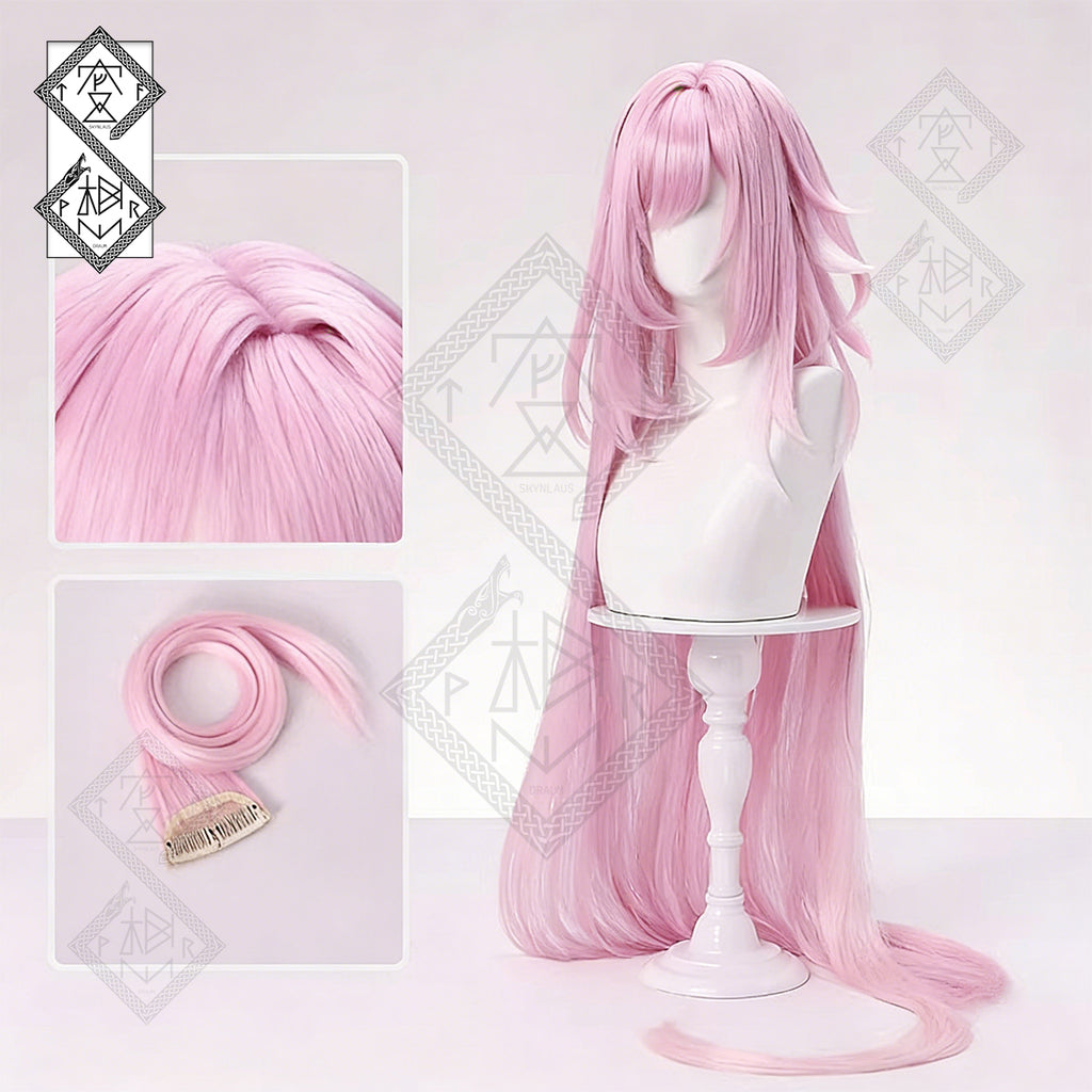Honkai: Impact 3rd Elysia Herrscher of Human: Ego Cosplay Wig – Floral Song Anime Wig | Realistic Heat Resistant Synthetic Hair