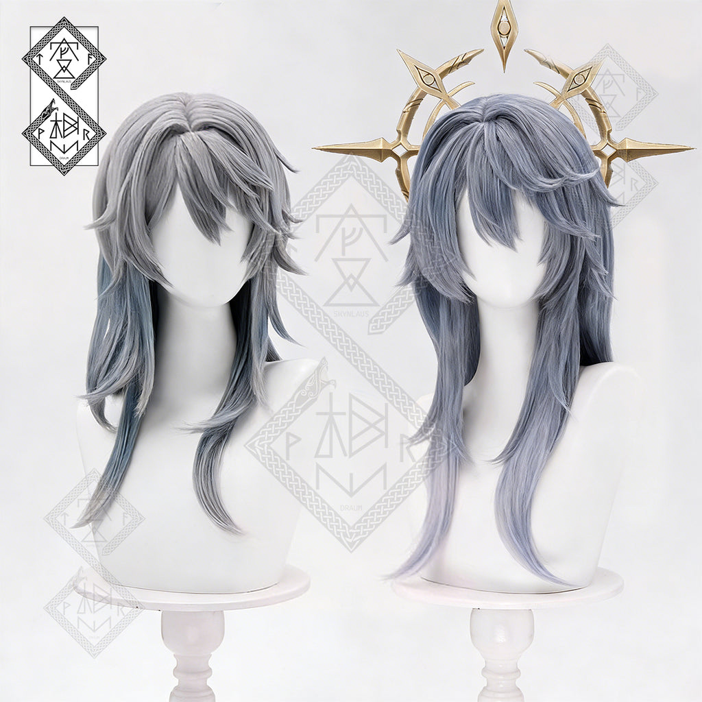 Honkai: Star Rail Sunday Cosplay Wig – New Outfit Realistic Hair with Fluffy Ends Anime Wig(Ver.1)