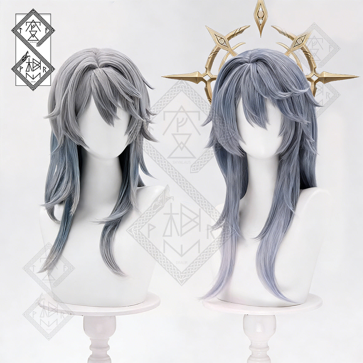 Honkai: Star Rail Sunday Cosplay Wig – New Outfit Realistic Hair with Fluffy Ends Anime Wig(Ver.1)