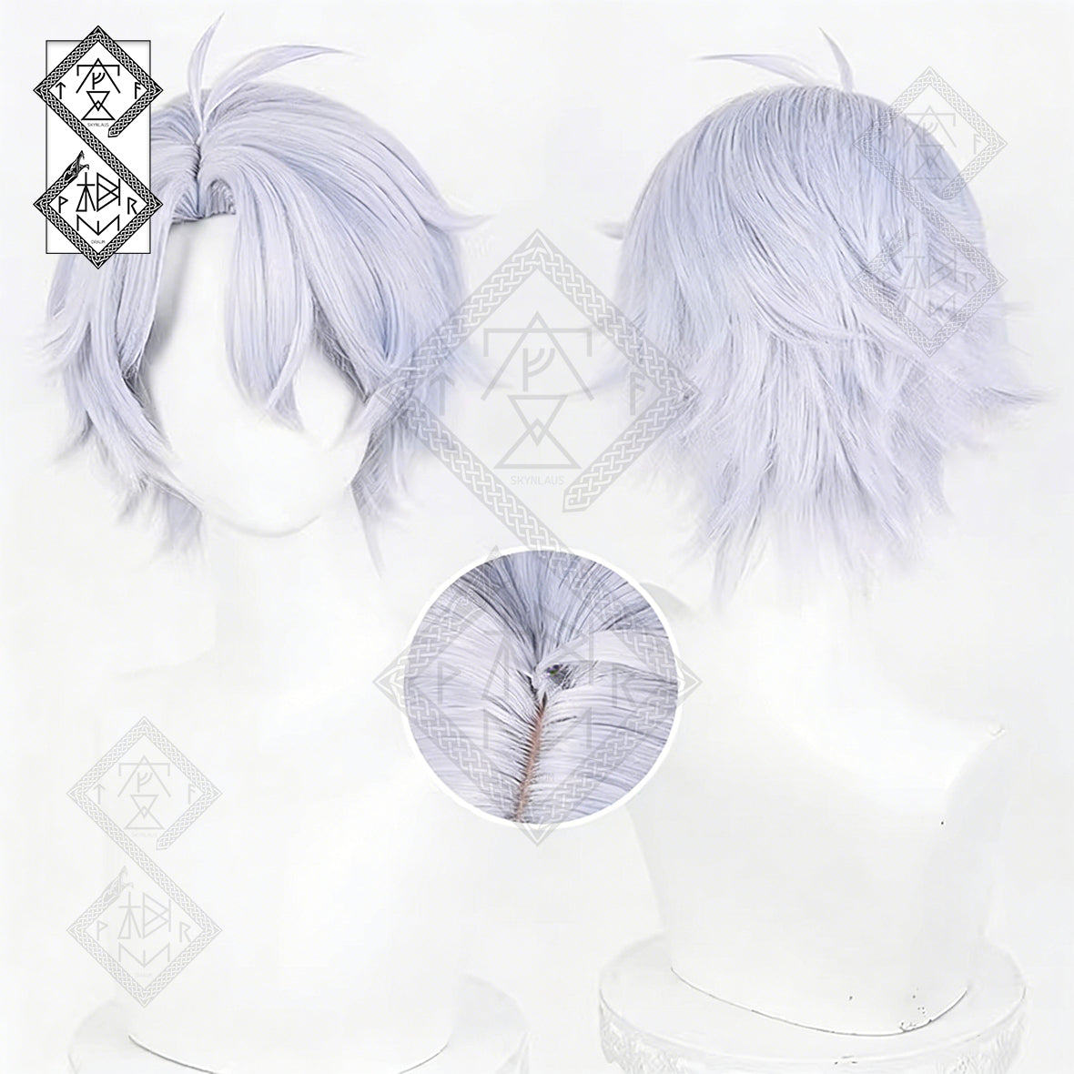 Honkai: Star Rail Phainon Cosplay Wig – Realistic Hairline, Heat Resistant Synthetic Wig(Ver.1)