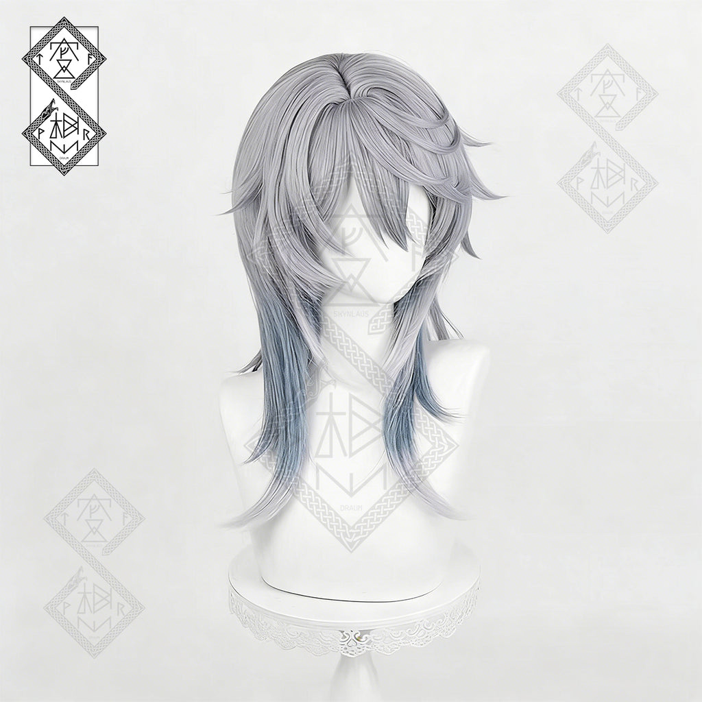 Honkai: Star Rail Sunday Cosplay Wig – Realistic Gradient Multicolor Hair with Natural Look