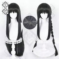 Puella Magi Madoka Magica Homura Akemi Cosplay Wig – Realistic Braided Hair(Loose Style)