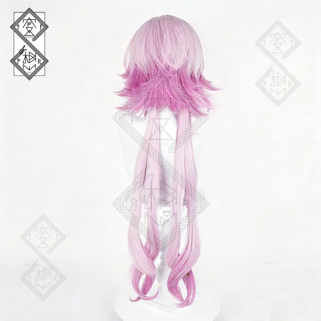 March 7th Evernight Cosplay Wig – Honkai Star Rail Pink Anime Wig Heat Resistant for Costume & Halloween
