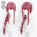 Makima Cosplay Wig – Chainsaw Man Red Braided Anime Wig Heat Resistant for Costume & Halloween