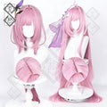 Elysia Herrscher of Human Ego Cosplay Wig – Honkai Impact 3rd Pink Anime Wig Heat Resistant Realistic Hair(Ver.1 Tied Style, 80cm + Hair Bundles)