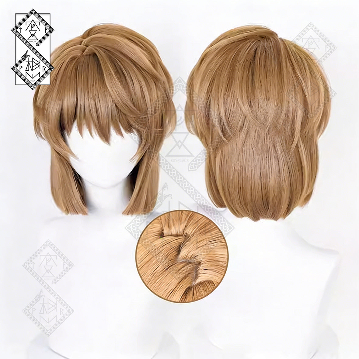Ai Haibara Cosplay Wig – Sherry Miyano Short Brown Anime Hair Detective Conan