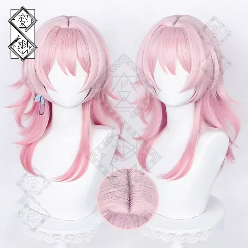 March 7th Cosplay Wig Honkai: Star Rail – Layered Gradient Synthetic Hair Pre-Styled