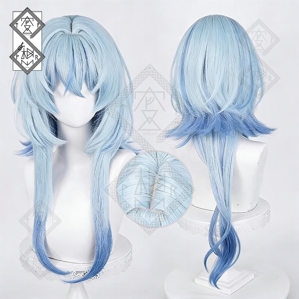 The Shorekeeper Cosplay Wig T Gradient Anime Hair Wuthering Waves Costume Wig