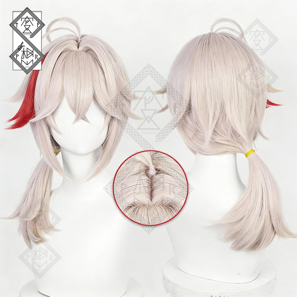 Genshin Impact Kaedehara Kazuha Cosplay Wig – Realistic, Pre-Styled Bangs