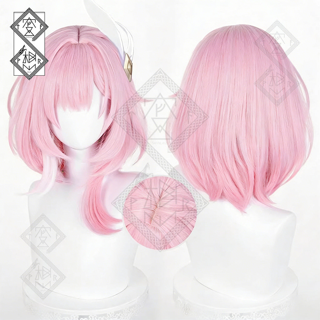 Honkai: Star Rail Cyrene Cosplay Wig – Two-Tone Gradient Synthetic Hair, Heat Resistant Anime Wig for Women & Men