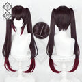 Honkai: Star Rail Sparkle Cosplay Wig – Gradient Two-Tone Ponytail with Clip, Heat Resistant Synthetic Hair