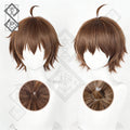 Love, Chunibyo & Other Delusions! Yuuta Togashi Cosplay Wig – Fluffy Top, Dark Brown Hair(Ver.1 Fluffy Top)