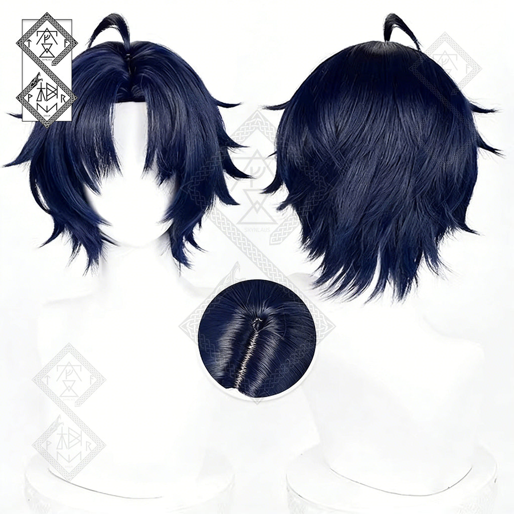 Zenless Zone Zero Asaba Harumasa Cosplay Wig – Realistic Short Flipped Hair, Heat Resistant