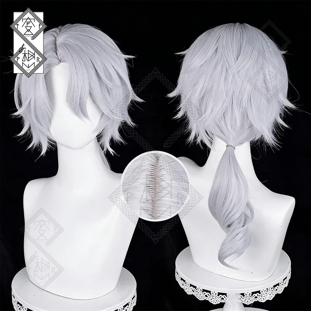 Identity V Embalmer-Gate Cosplay Wig – Integrated Curly Ponytail, Heat Resistant