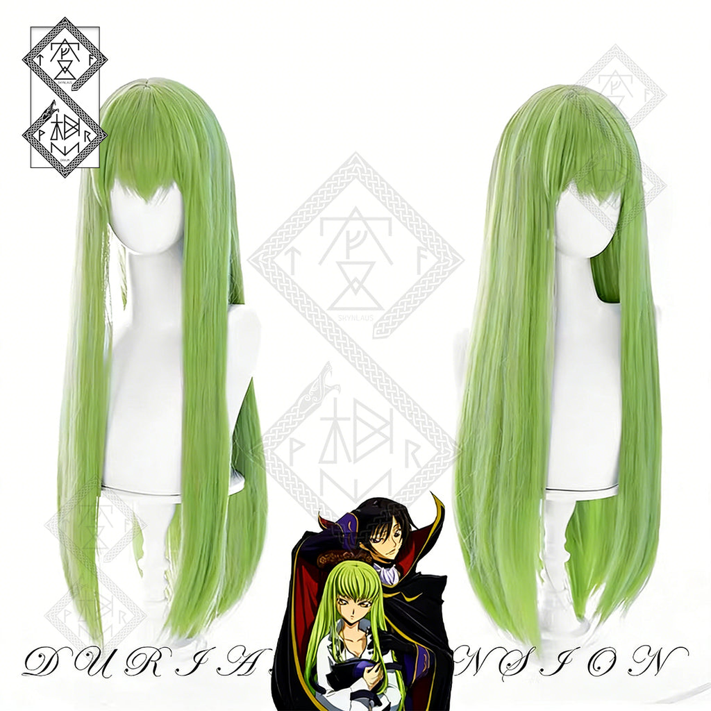 FGO Enkidu Wig | Fate Grand Order Cosplay Wig | C.C. Code Geass, Tushan Rongrong Anime Wig | Heat Resistant Synthetic Hair