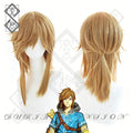 The Legend of Zelda Link Cosplay Wig | Breath of the Wild Hero Wig | Heat Resistant Synthetic Hair