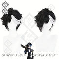 Identity V Seer Noir Cosplay Wig | Highlighted Anime Wig | Heat Resistant Synthetic Hair
