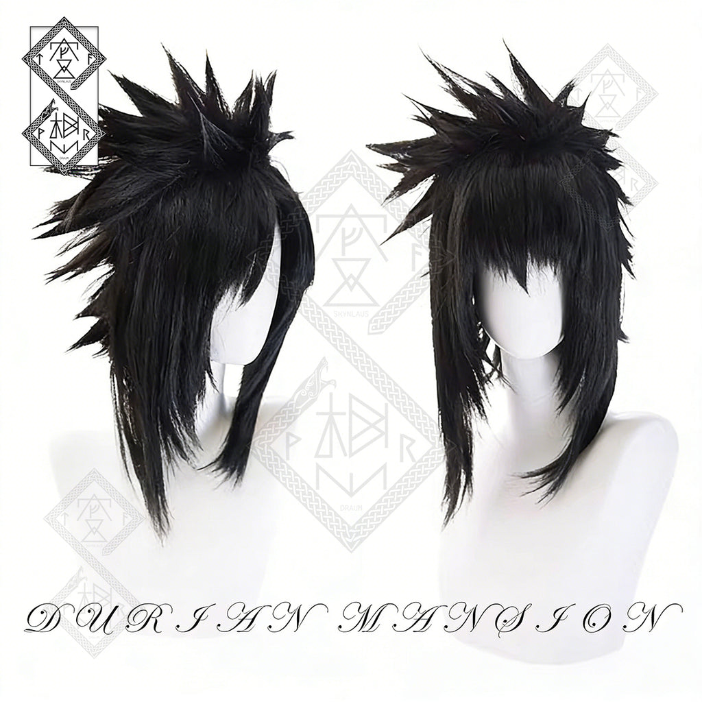 Naruto Sasuke Uchiha Cosplay Wig | Spiky Anime Wig | Heat Resistant Synthetic Hair