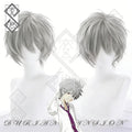 Neon Genesis Evangelion Kaworu Nagisa Wig Cosplay Wig Short Silver Anime Hair Styled Wig