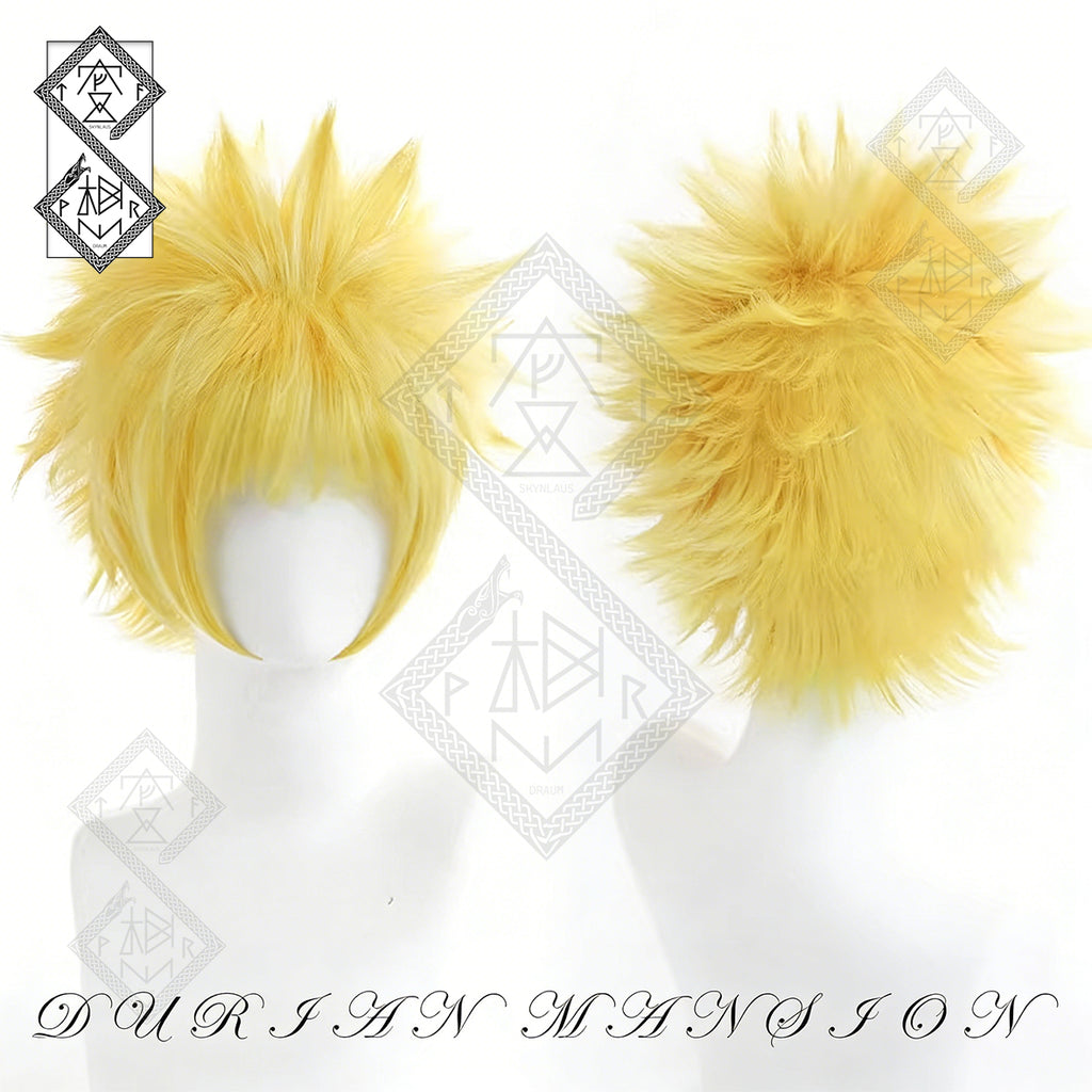 Naruto Uzumaki Wig Cosplay Spiky Hair Anime Wig Styled Wig