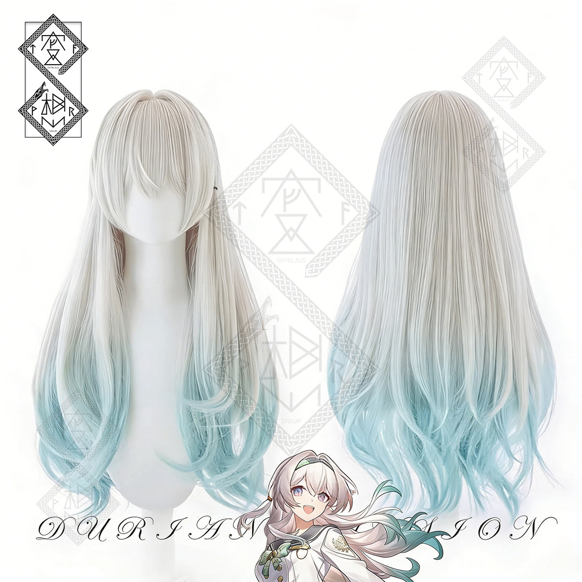Honkai: Star Rail Firefly Wig Cosplay Wig Middle Part Anime Hair Realistic Wig