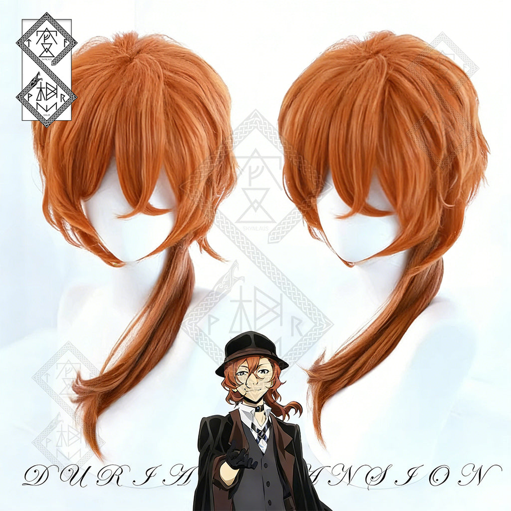 Bungo Stray Dogs Chūya Nakahara Wig Cosplay Spiky Gradient Anime Hair