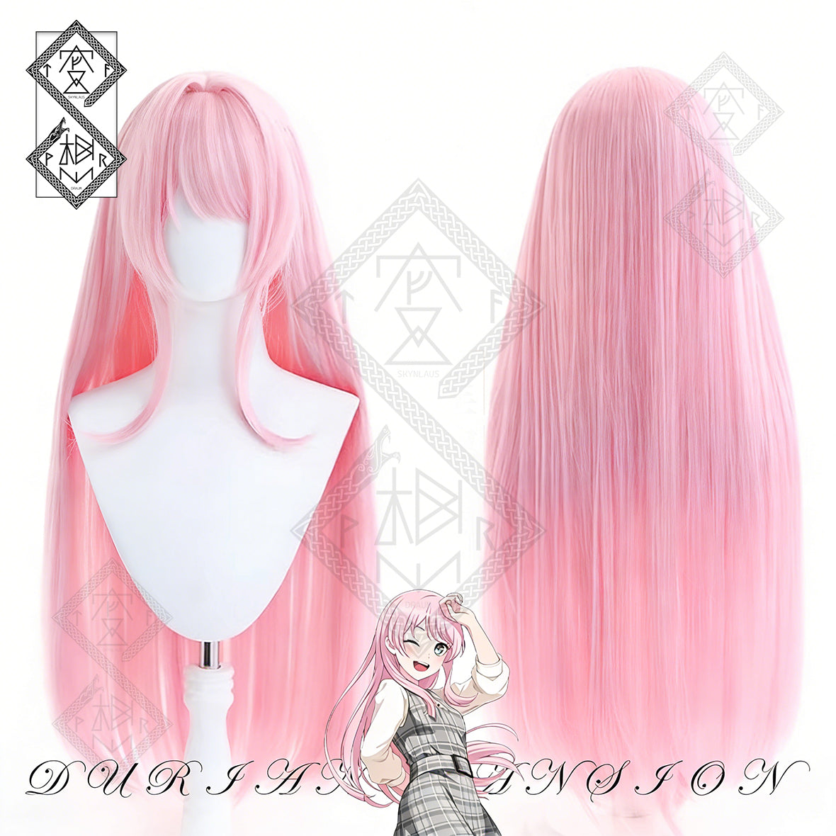 BanG Dream! It's MyGO!!!!! Anon Chihaya Cosplay Wig – Short Anime Costume Wig, Heat Resistant