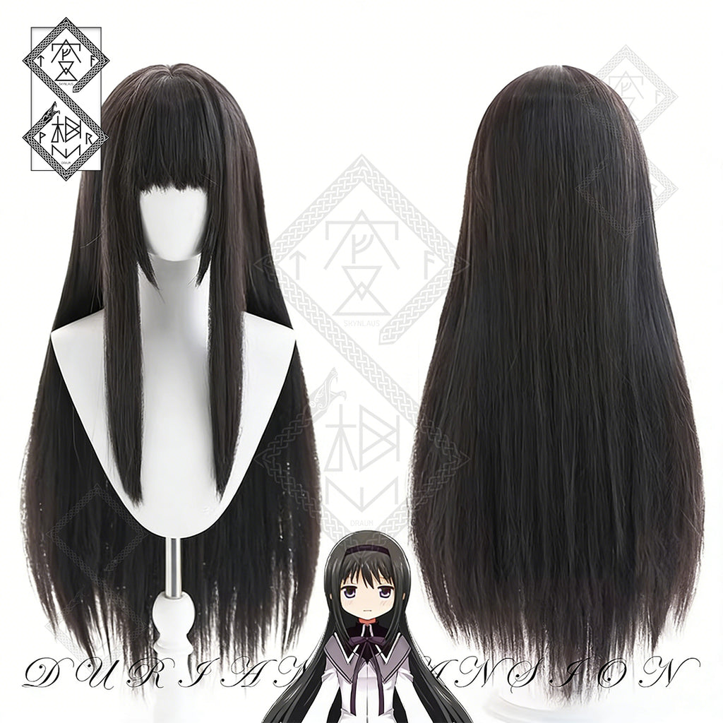 Puella Magi Madoka Magica Homura Akemi Cosplay Wig – Heat Resistant Anime Costume