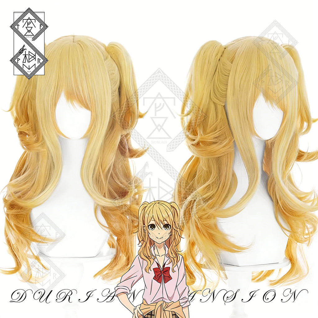 Citrus Anime Cosplay Wig – Aihara Yuzu Inspired Hair – Soft Synthetic Wig for Halloween, Anime Conventions, Cosplay Parties