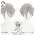 Identity V Bloody Queen Mary Cosplay Wig – Promise Day Styled Anime Wig with Hair Bun Clip Accessories