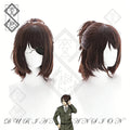 Attack on Titan Cosplay Wig Sasha Blouse Hange Zoe Final Season Wig Synthetic Heat Resistant Anime Wig for Halloween Costume Party