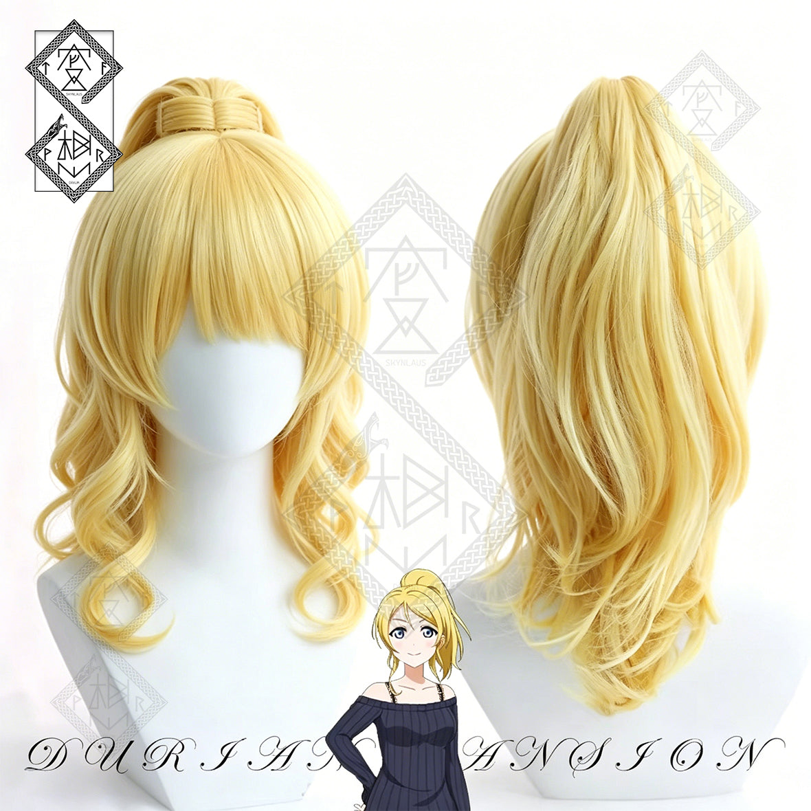 Love Live! Eli Ayase Cosplay Wig Clips – Tiger Mouth Hair Clips for Wig Styling, Anime Cos Accessories for Women & Girls