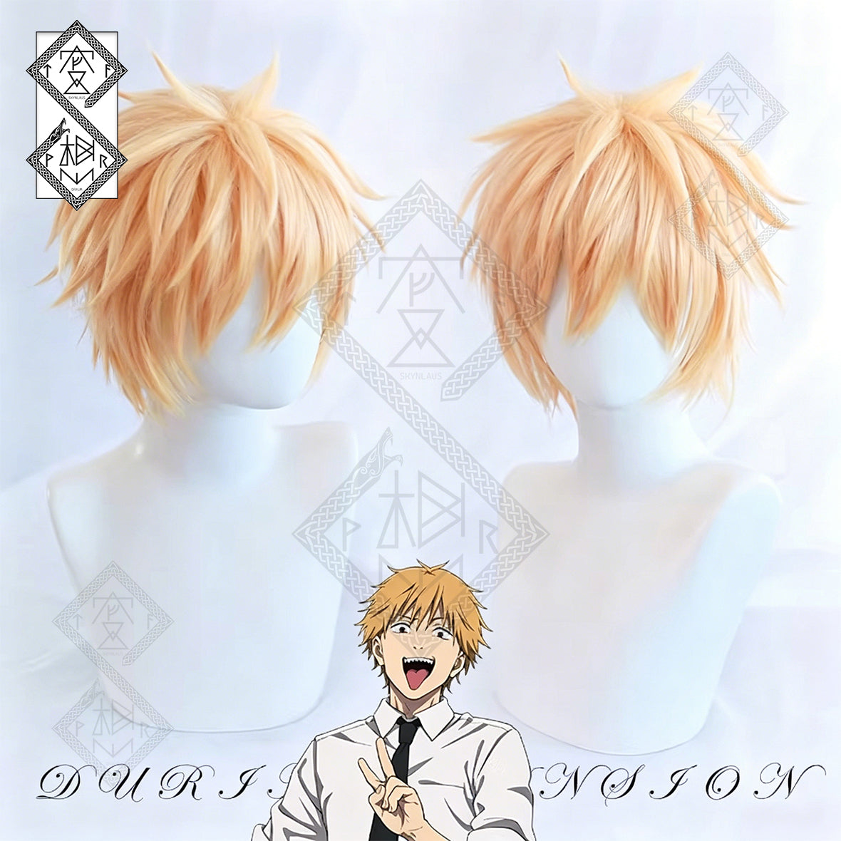 Chainsaw Man Denji Cosplay Wig Messy Spiky Anime Wig Halloween Costume Hair for Men