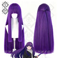 Frieren: Beyond Journey’s End Fern Cosplay Wig Purple Long Straight Anime Wig Heat Resistant Synthetic Hair for Women Halloween Costume