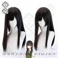 Mei Aihara Cosplay Wig Citrus Anime Long Black Straight Wig Middle Part Heat Resistant Synthetic Hair