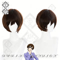 Haruhi Fujioka Cosplay Wig Ouran High School Host Club Short Brown Boy Cut Anime Wig Heat Resistant Synthetic Hair