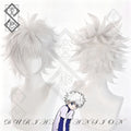 Hunter x Hunter Killua Zoldyck Cosplay Wig Silver Spiky Anime Wig Pre-Styled Heat Resistant Synthetic Hair