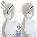 Chainsaw Man Quanxi Cosplay Wig Heat Resistant Synthetic Anime Wig Pre-Styled Realistic Costume Hair for Women Halloween Party