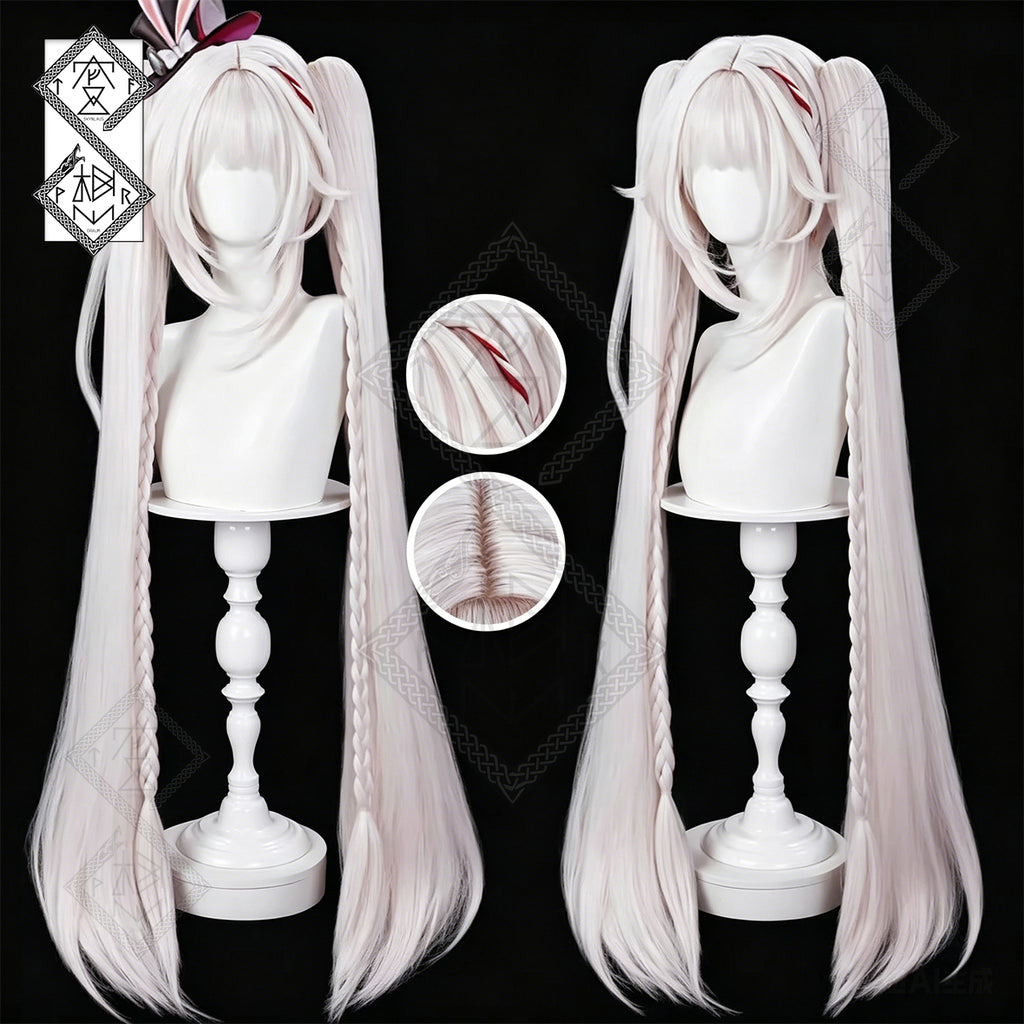 Sparkle Cosplay Wig Honkai Star Rail Blonde Twin Tails Anime Wig Heat Resistant for Halloween Costume