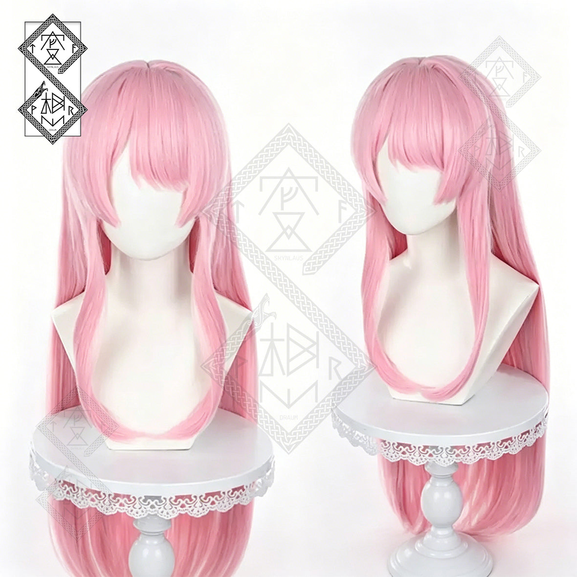 Anon Chihaya Cosplay Wig – BanG Dream It's MyGO!!! Pink Long Wavy Hair Anime Cosplay Wig for Women