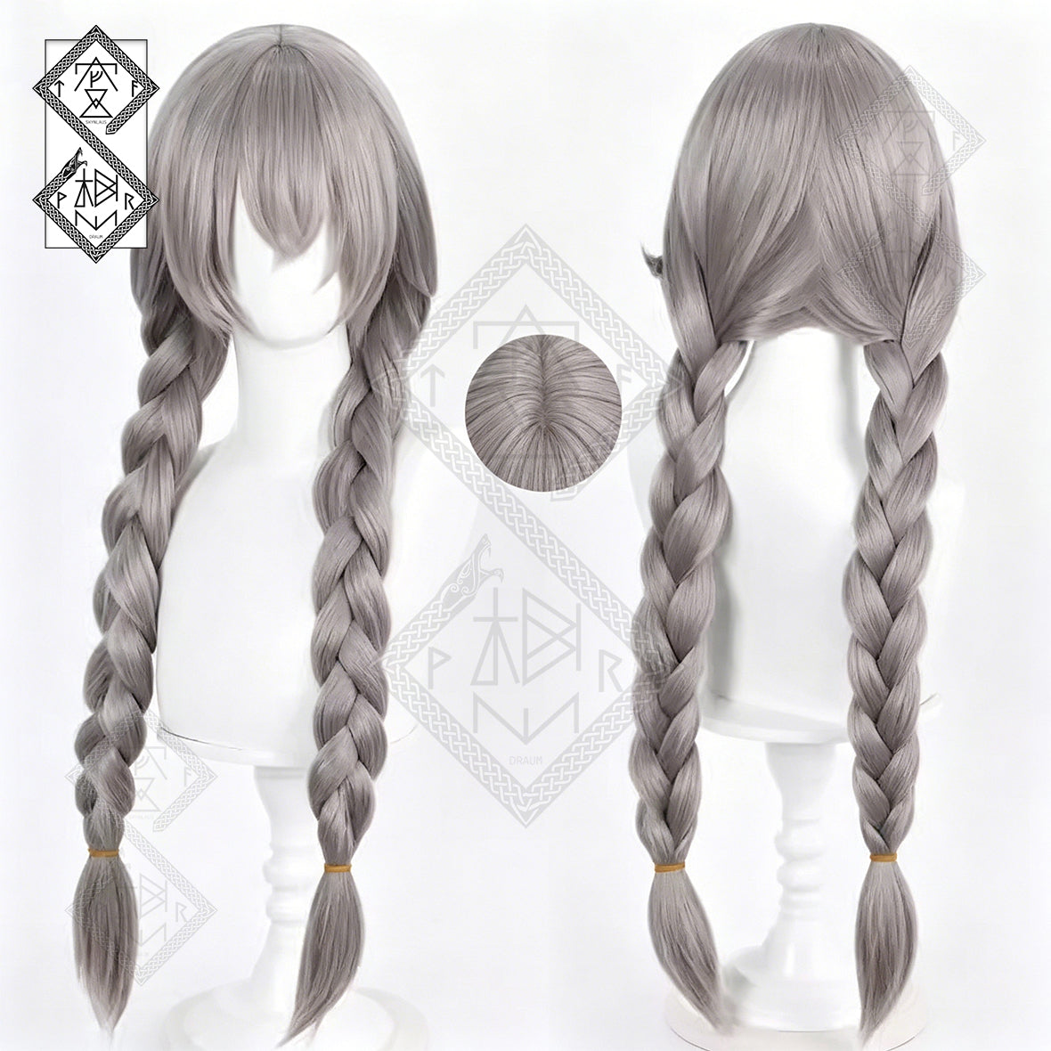 Judy Hopps Cosplay Wig Inspired by Zootopia2 – Braided Crimped Hair Wig, Cute Bunny Police Officer Costume Wig for Halloween & Comic Con