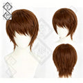 Light Yagami Cosplay Wig Inspired by Death Note – Short Spiky Layered Anime Wig for Men, Halloween & Comic Con Costume