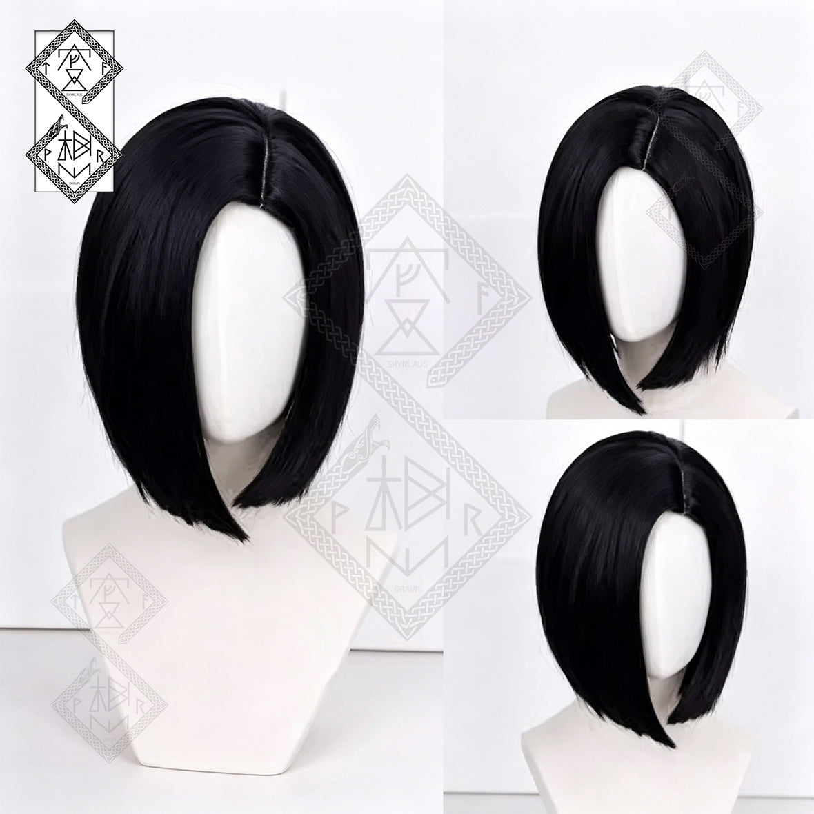 Viper Cosplay Wig Inspired by Valorant – Green Black Long Wig for Halloween, Anime Costume & Gaming Cosplay