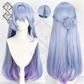 Honkai: Star Rail Robin Cosplay Wig – Long Blue Anime Wig with Bangs Heat Resistant Synthetic Hair for Halloween Costume & Role Play