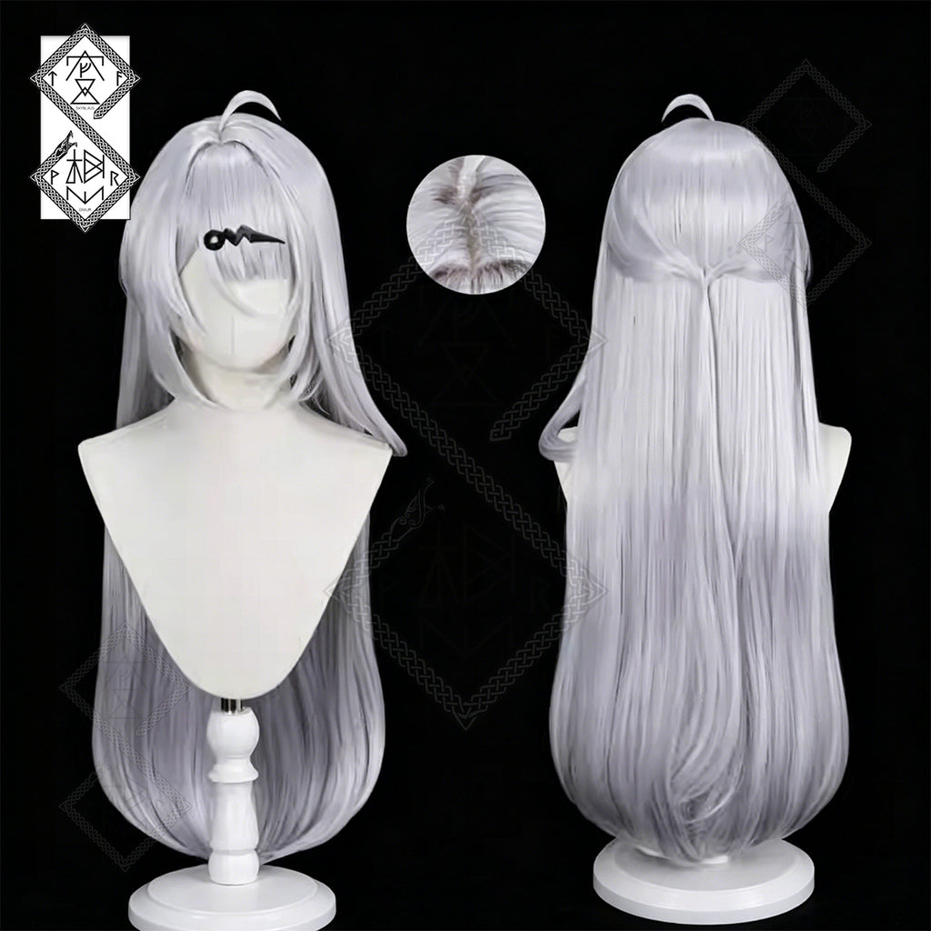 Yixuan Cosplay Wig for Zenless Zone Zero – Blue Silver White Gradient Long Anime Wig Heat Resistant